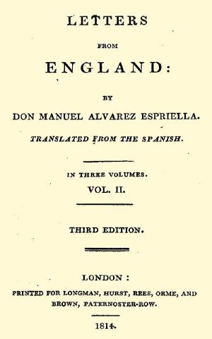 [Gutenberg 61506] • Letters from England, Volume 2 (of 3)